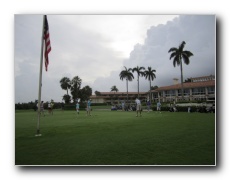 Doral practice putting green.