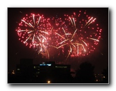 4th of July fireworks.