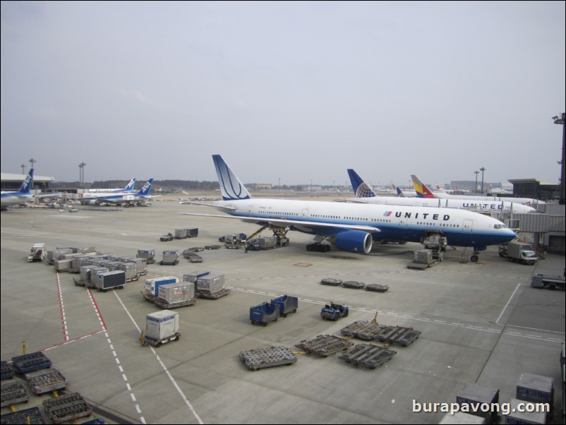 Narita airport.