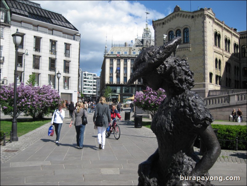 Stortinget, the seat of Norway's parliament.