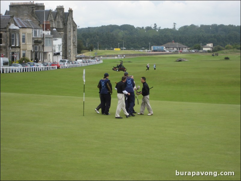 18th green.