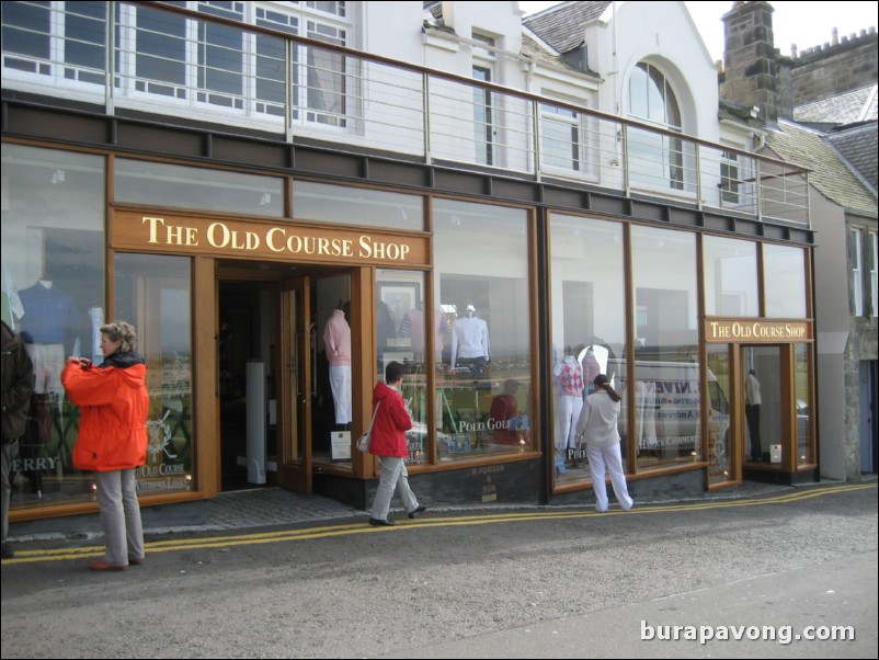 The Old Course Shop.