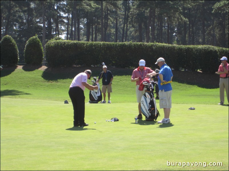 Short game practice area.