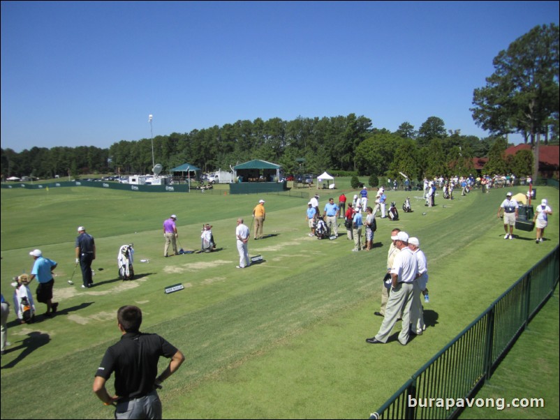 Driving range.