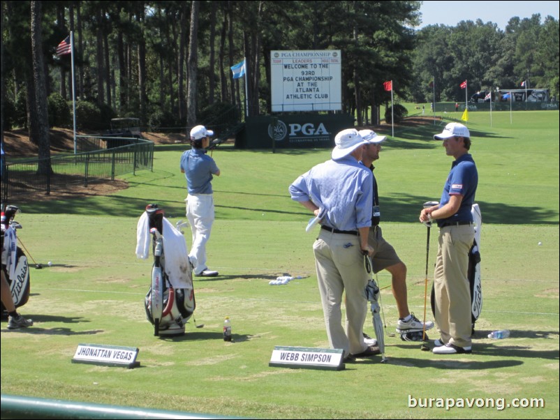 Webb Simpson and Kevin Na.