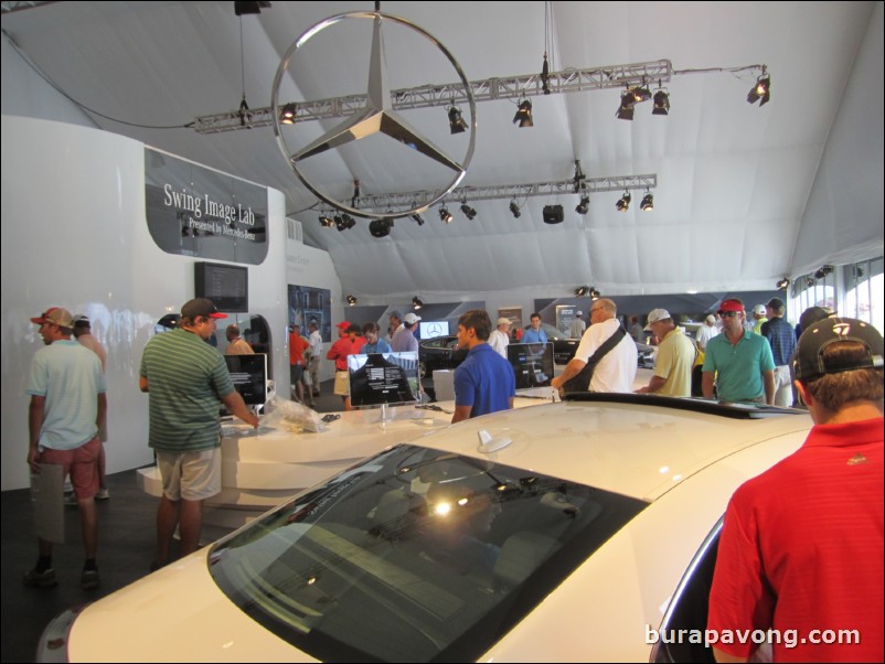 Mercedes-Benz showroom.