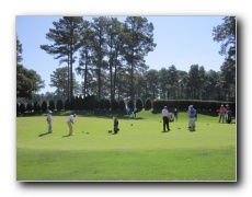 Short game practice area.