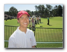 Rory McIlroy at the driving range.