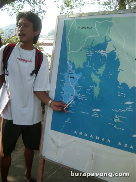 Guide explaining all the islands we're going to hit.