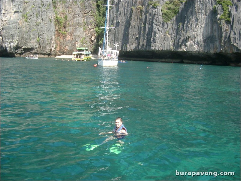 Snorkeling around Phi Phi Island.