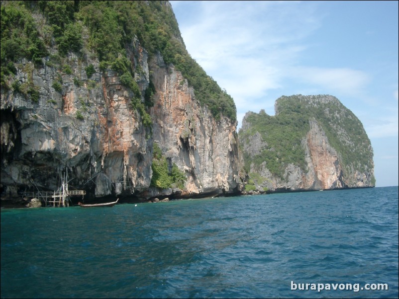 Island hopping around Phi Phi Island.