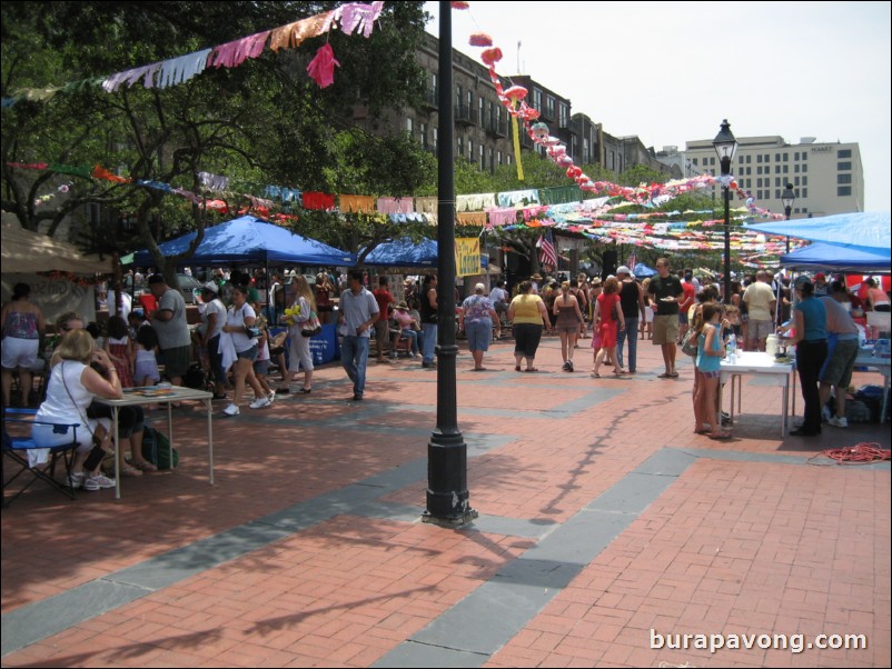 Savannah Riverwalk.