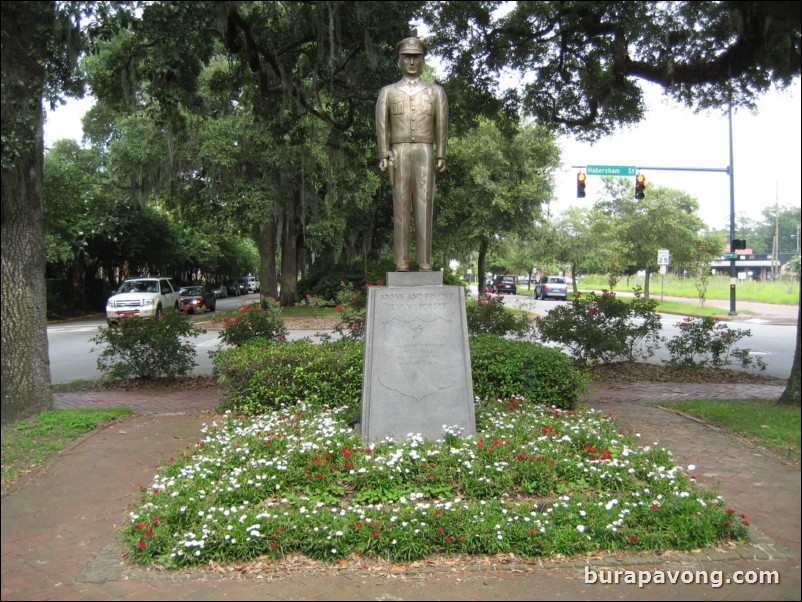 Downtown historic Savannah.