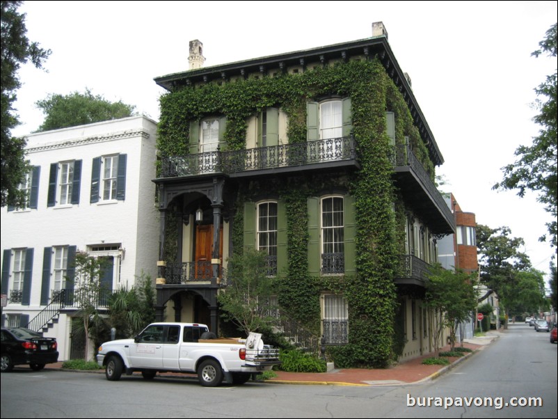 House next to Columbia Square.