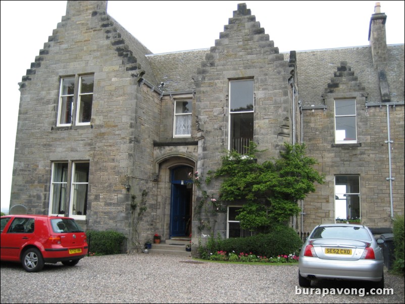 Anne Hippisley's house on The Scores, St. Andrews.