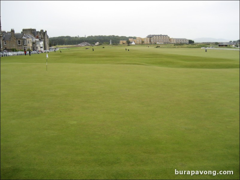 The Old Course, St. Andrews Links.  18th green.