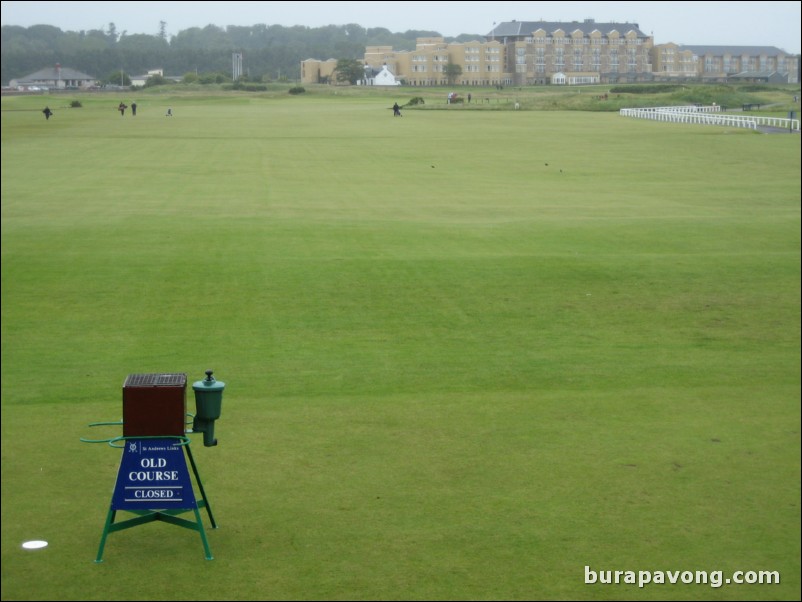 The Old Course, St. Andrews Links.  First hole.