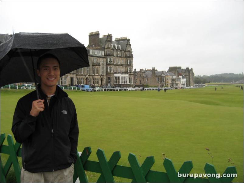 The Old Course, St. Andrews Links.  18th green.