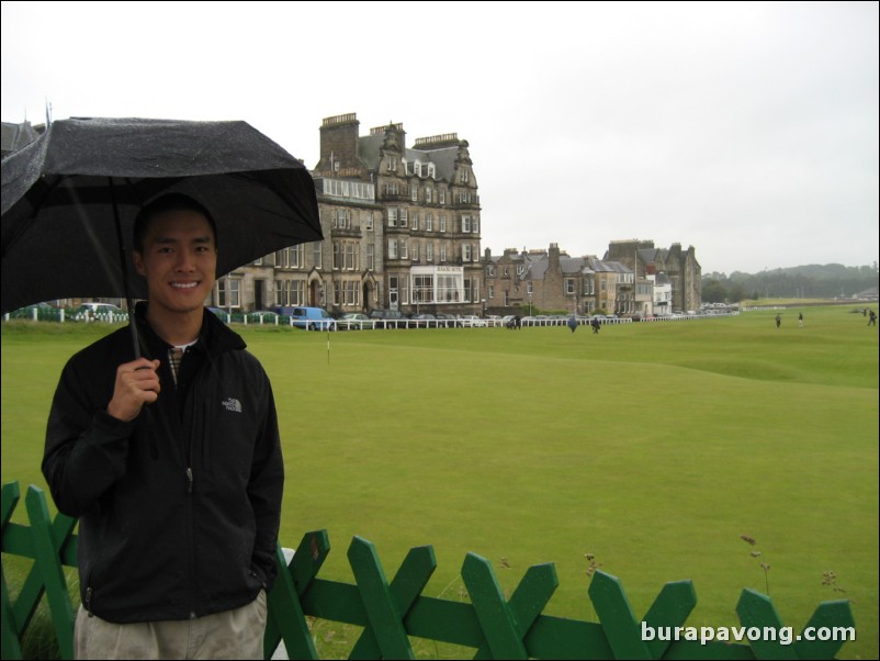 The Old Course, St. Andrews Links.  18th green.