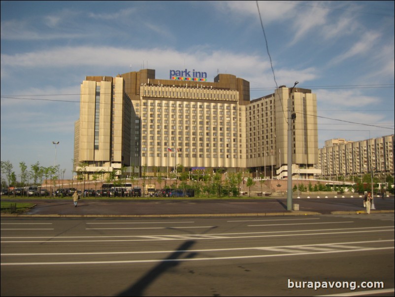 Heading into downtown St. Petersburg.