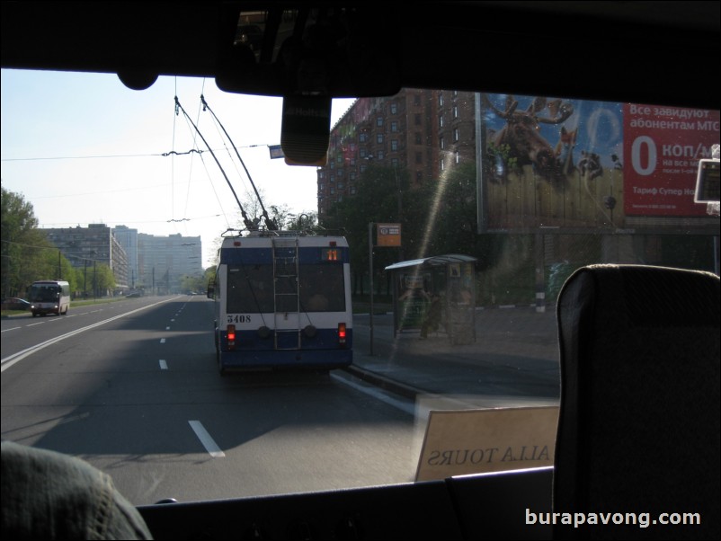 Heading into downtown St. Petersburg.