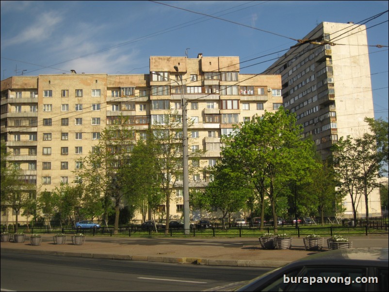 Heading into downtown St. Petersburg.