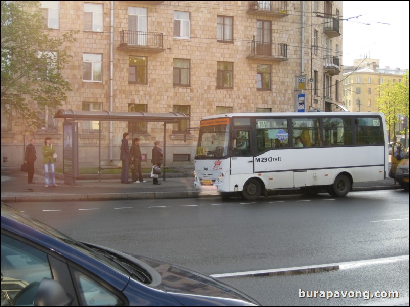 Heading into downtown St. Petersburg.