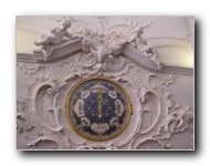 Inside Catherine's Palace in Tsarkoye Selo (Tsar's Village).