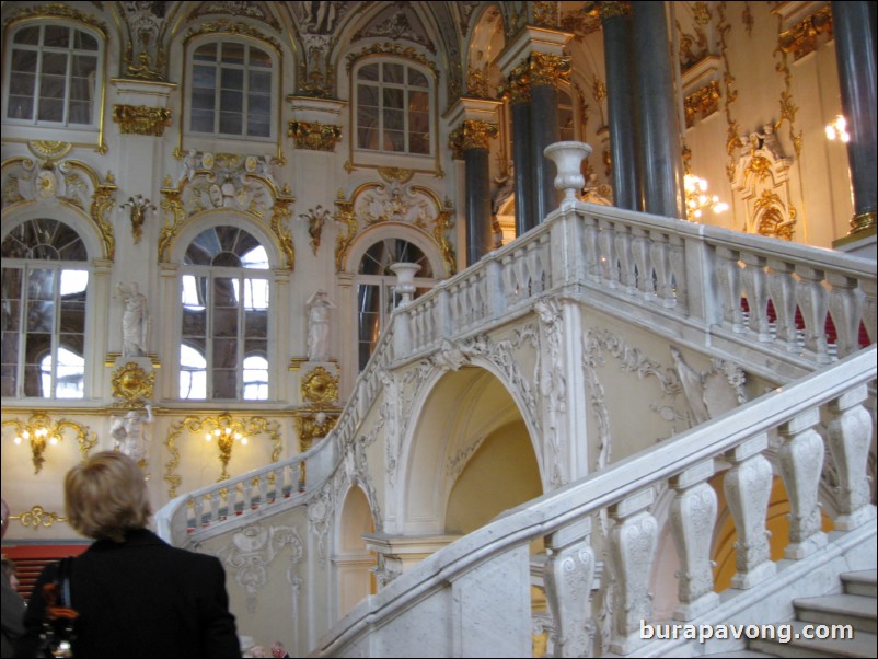 The Hermitage Museum, one of the largest and oldest museums in the world.
