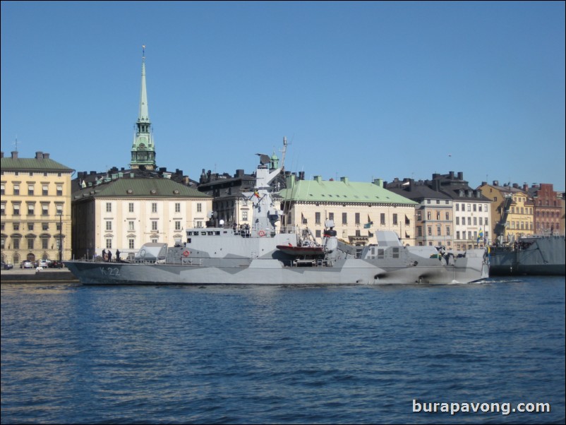 Views of Stockholm from Saltsjn bay.