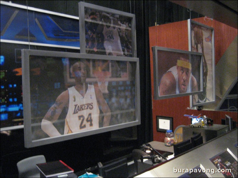 Studio J, home of the NBA on TNT.