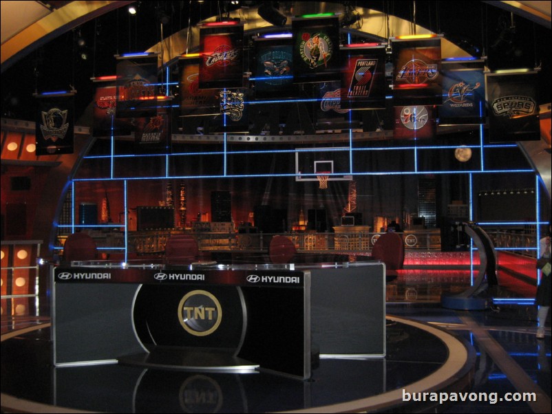 Studio J, home of the NBA on TNT.