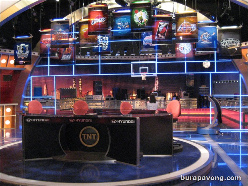 Studio J, home of the NBA on TNT.