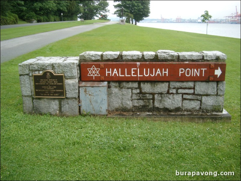 Hallelujah Point, Stanley Park.