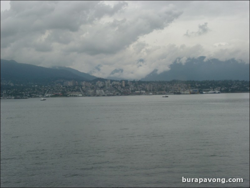 View across the water from Canada Place.