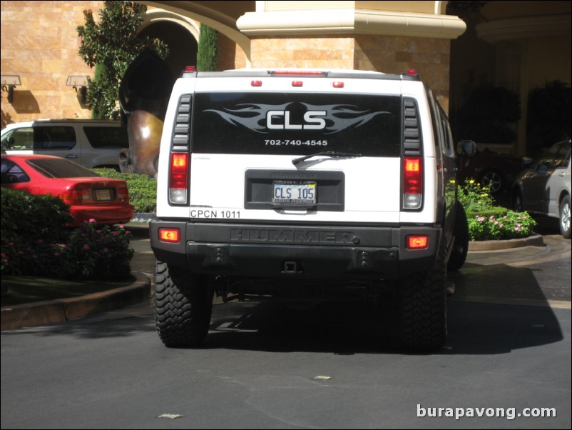 H2 limo to the Wynn.