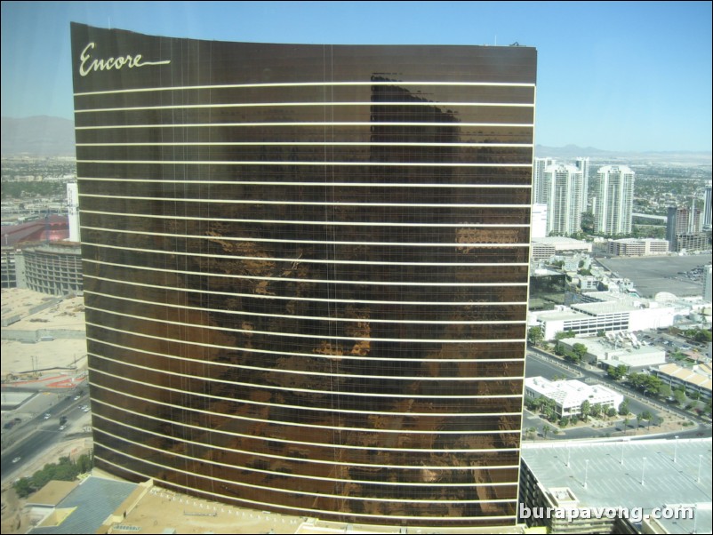 View from 56th floor at the Wynn.