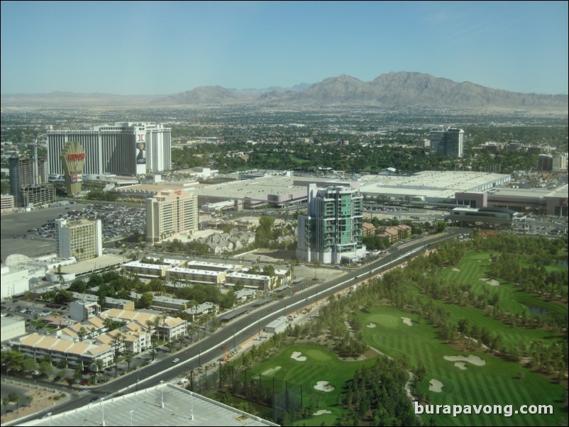 View from 56th floor at the Wynn.