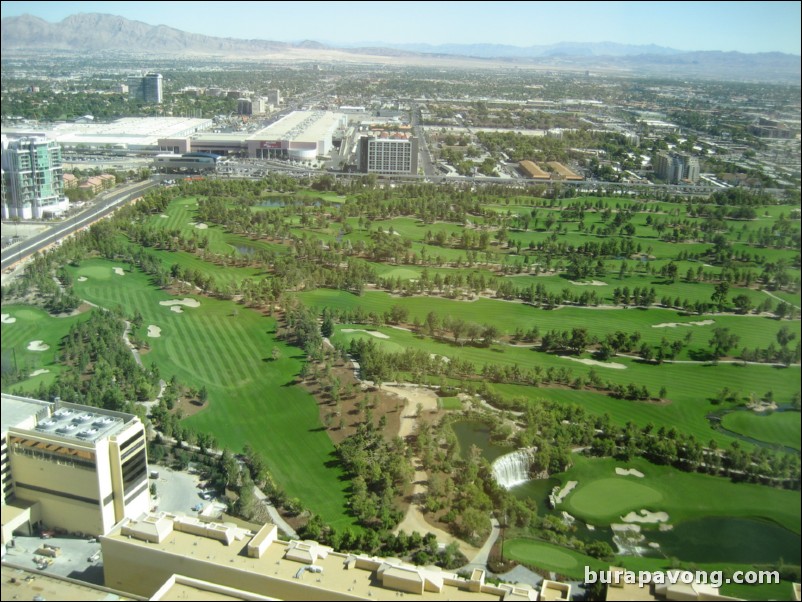 View from 56th floor at the Wynn.