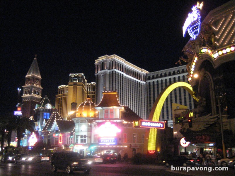 Walking the Strip.