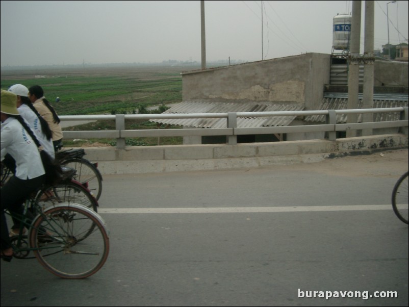 On the road to Ha Long Bay.