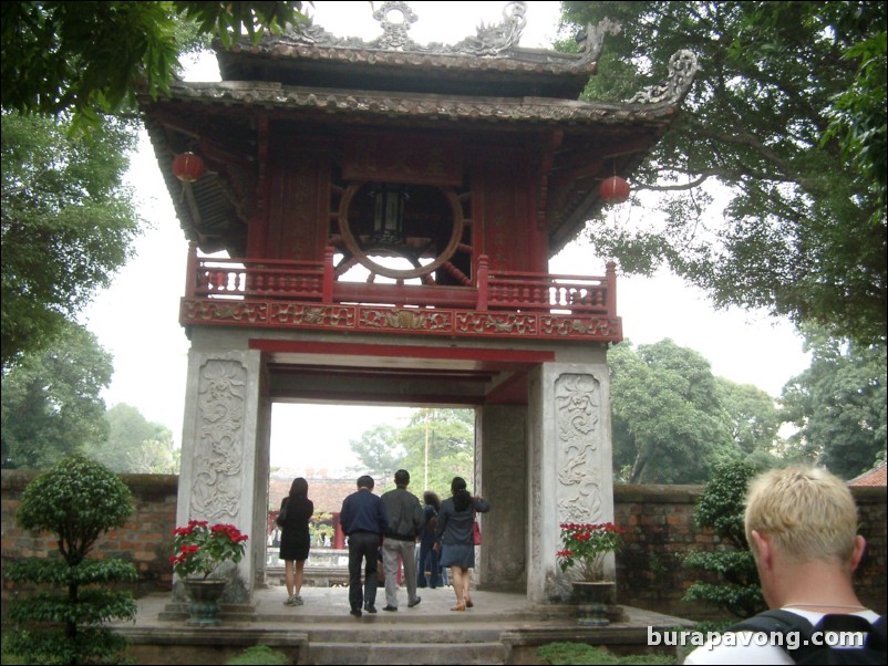 Temple of Literature (later became Hanoi's first university).